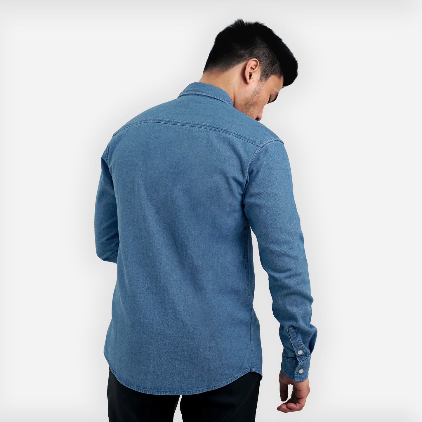 KEMEJA DENIM LENGAN PANJANG DEAN SLIM FIT