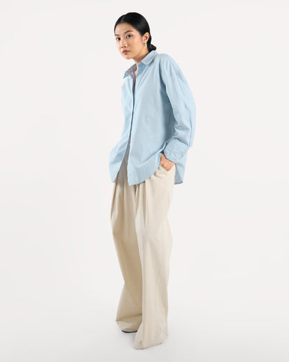 ISKA OVERSIZE CHAMBRAY SHIRT