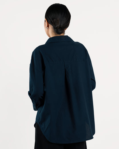 ISKA OVERSIZE CHAMBRAY SHIRT