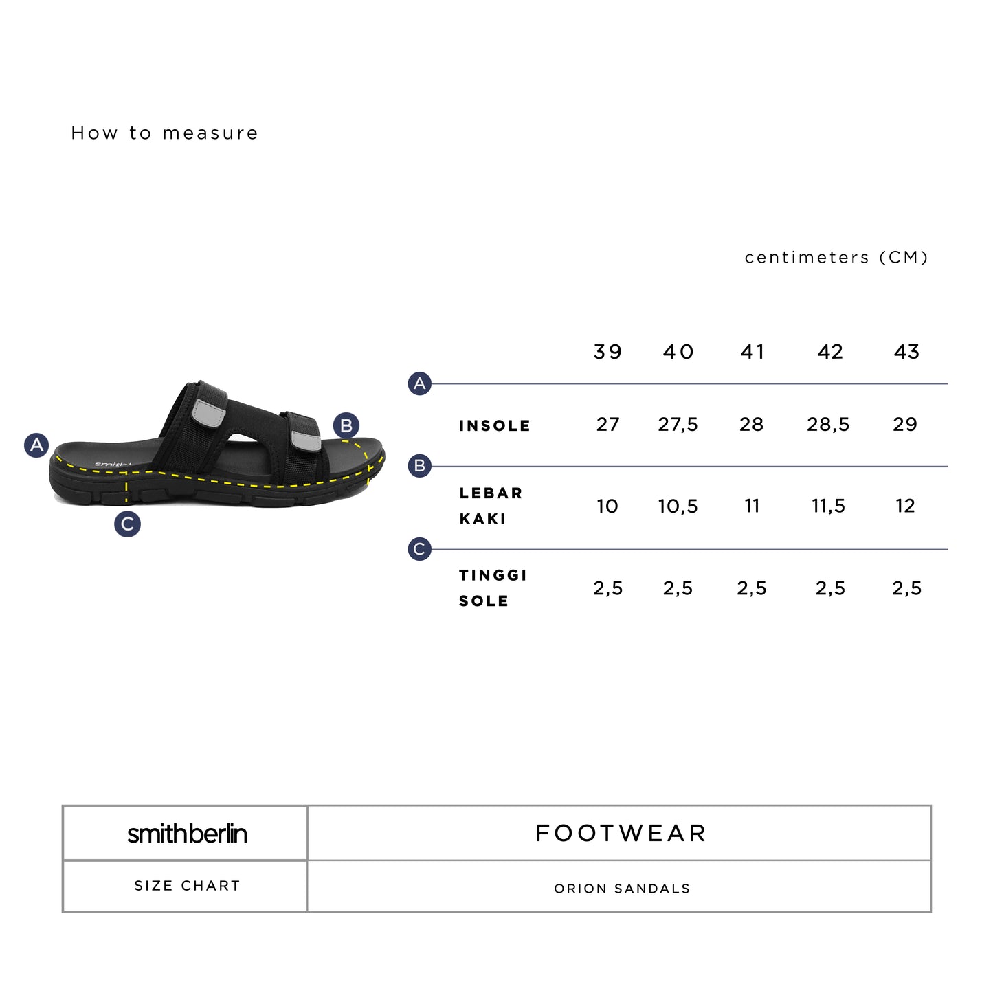 SANDAL SLIDES ORION