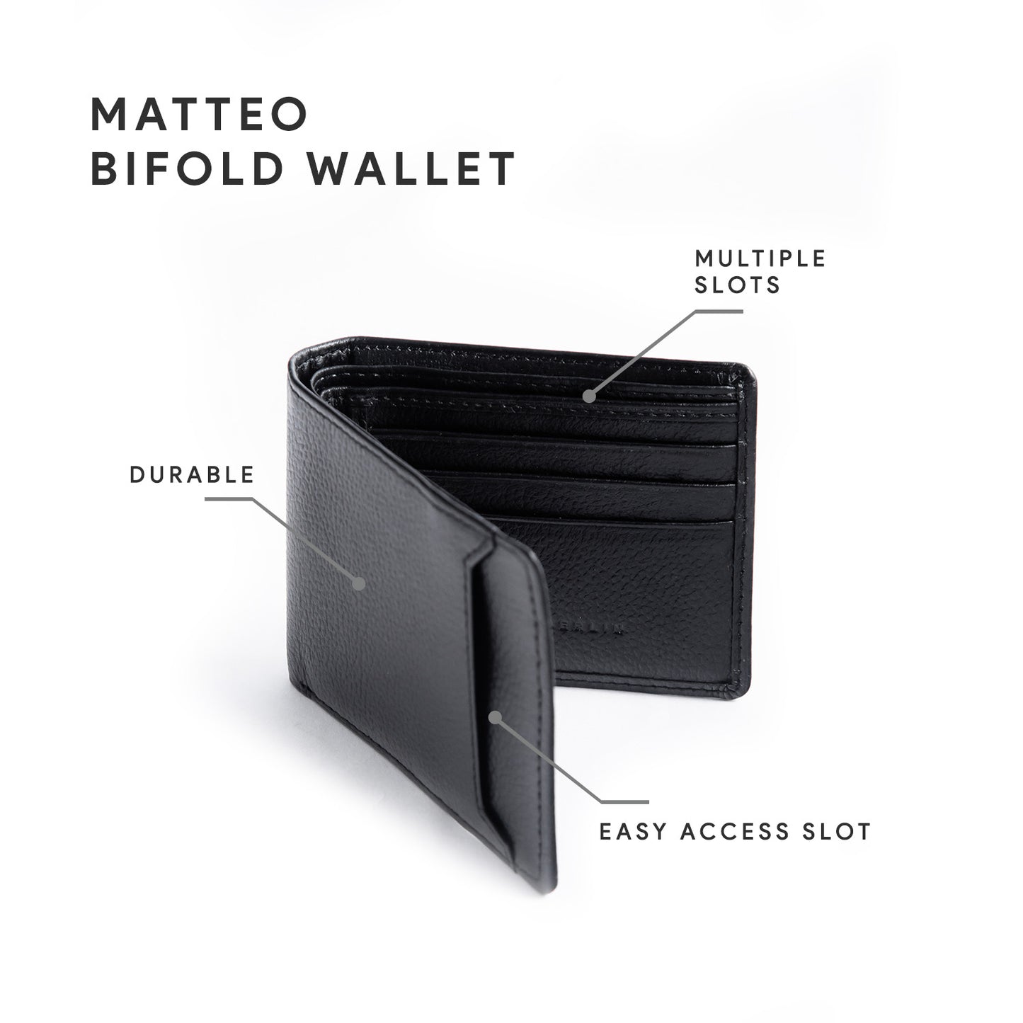 DOMPET LIPAT KULIT ASLI MATTEO